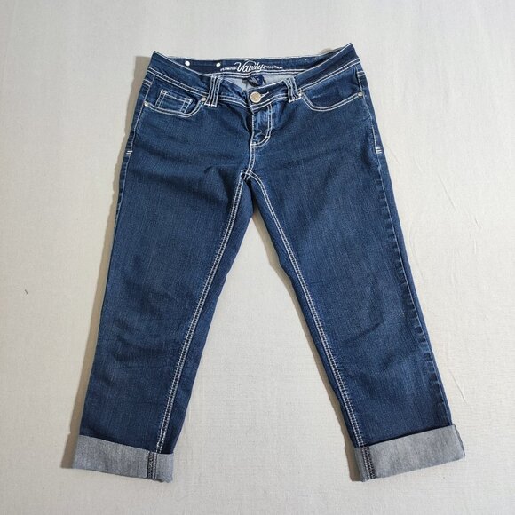Vanity Premium Collection Capri Jeans women's size 28 (W32) ink blue colour - Picture 1 of 13